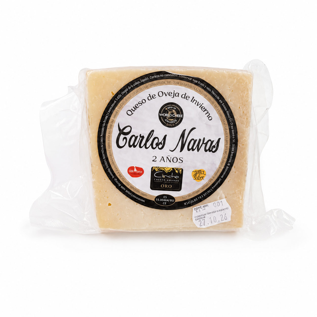 Cuña Queso de oveja 2 años - Carlos Navas