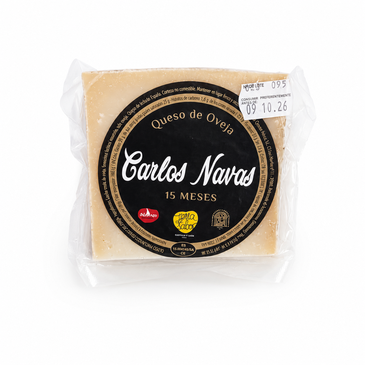 Cuña Queso de oveja 15 meses - Carlos Navas