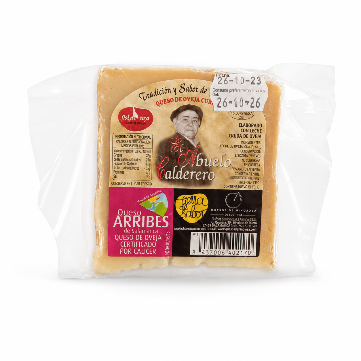 Queso Curado De Oveja - El Abuelo Hinojosa