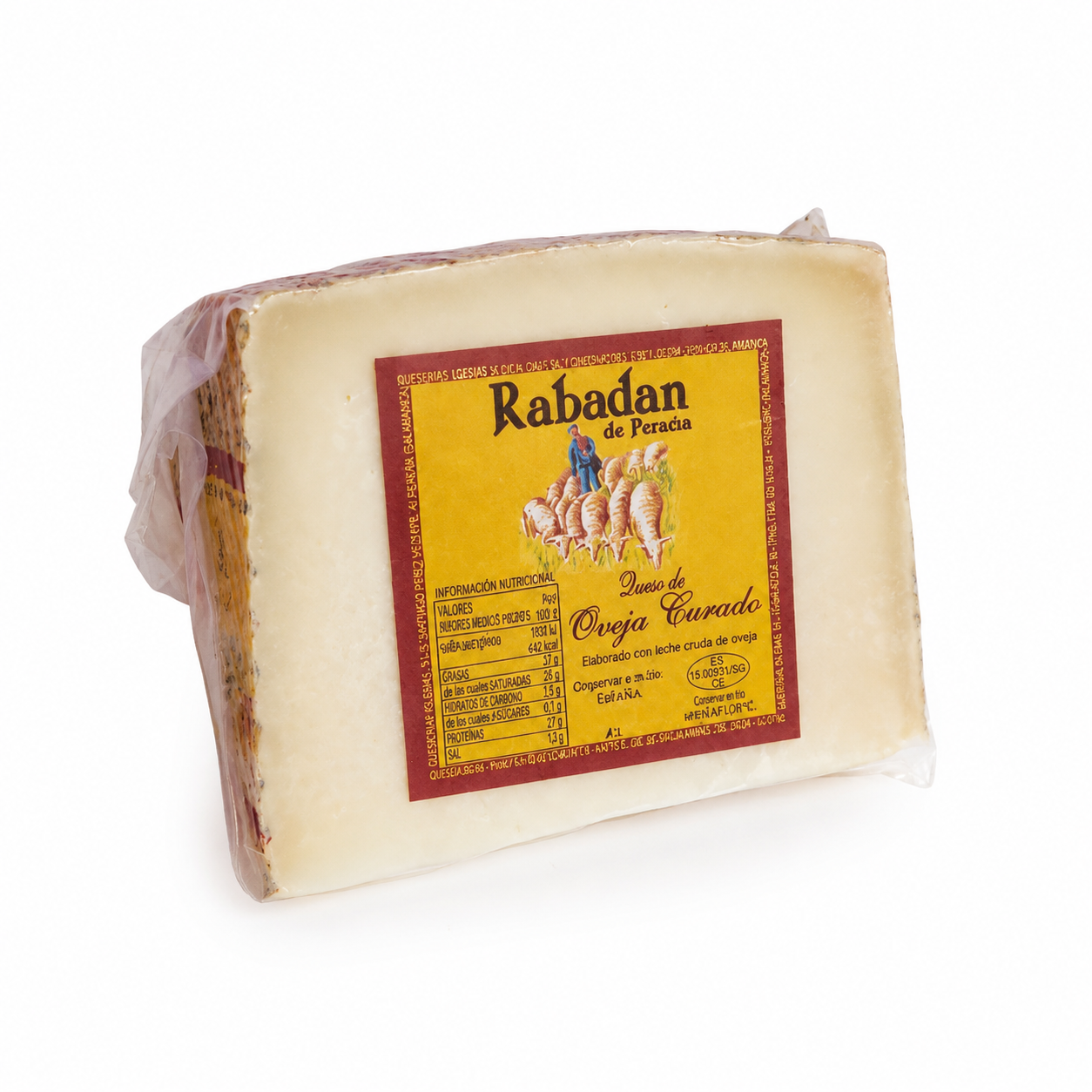 Queso de oveja curado - Rabadán de las Arribes