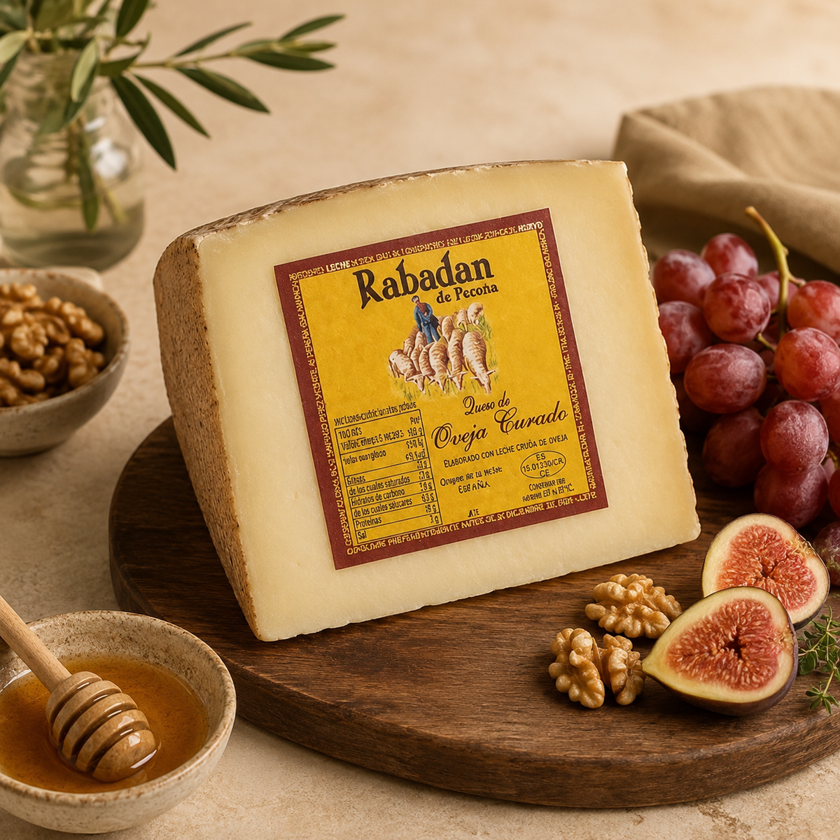 Queso de oveja curado - Rabadán de las Arribes