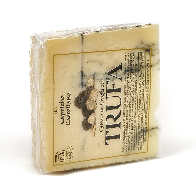 Cuña Queso de oveja con trufa - Capricho Castellano